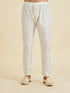Manyavar Warm White Elegance Kurta Pajama