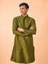 Manyavar Opulent Olive Green Kurta Pajama