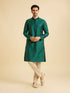 Manyavar Regal Teal Green Kurta Pajama