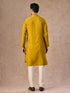 Manyavar Mehndi Green Graceful Kurta Pajama Dupatta Set