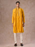 Manyavar Mustard Ensemble of Classic Elegance Kurta Pajama