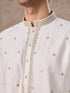 Manyavar Radiant Cream Kurta Pajama Dupatta Set