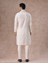 Manyavar Radiant Cream Kurta Pajama Dupatta Set
