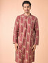 Manyavar Majestic Rust Kurta Pajama Set