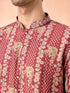 Manyavar Majestic Rust Kurta Pajama Set