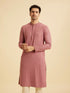 Manyavar Dusty Pink Elegance Kurta Pajama