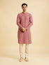 Manyavar Dusty Pink Elegance Kurta Pajama