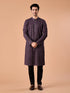 Manyavar Purple Elegance Kurta Pajama