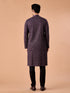 Manyavar Purple Elegance Kurta Pajama