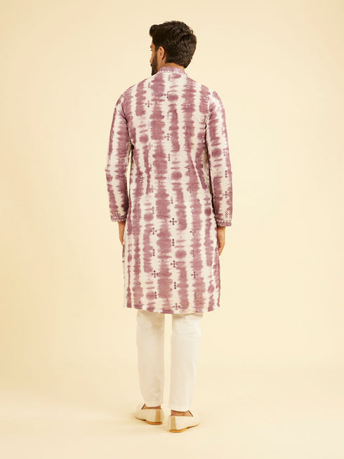 Manyavar Elegant Dusty Pink Kurta Pajama