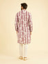 Manyavar Elegant Dusty Pink Kurta Pajama
