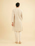 Manyavar Emerald Hue Traditional Kurta Pajama Set