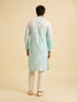 Manyavar Aqua Elegance Cotton Kurta Pajama