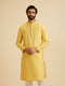 Manyavar Mustard Elegance Kurta Pajama