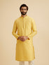Manyavar Mustard Elegance Kurta Pajama