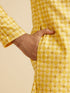 Manyavar Mustard Elegance Kurta Pajama