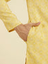 Manyavar Radiant Yellow Kurta Pajama