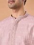 Manyavar Dusty Pink Elegance Kurta Pajama