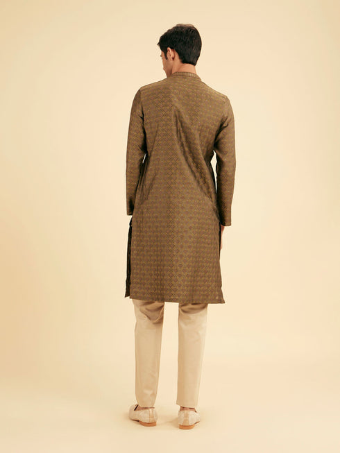 Manyavar Emerald Elegance Kurta Pajama