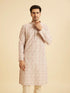 Manyavar Dusty Pink Festive Kurta Pajama