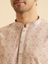 Manyavar Dusty Pink Festive Kurta Pajama