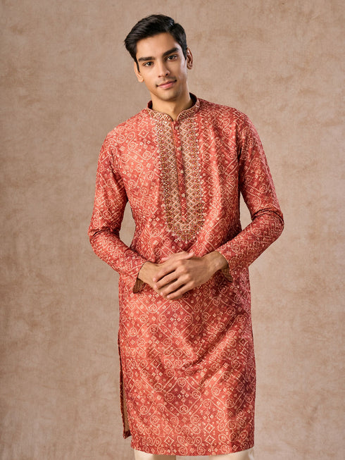 Manyavar Rustic Elegance Kurta Pajama