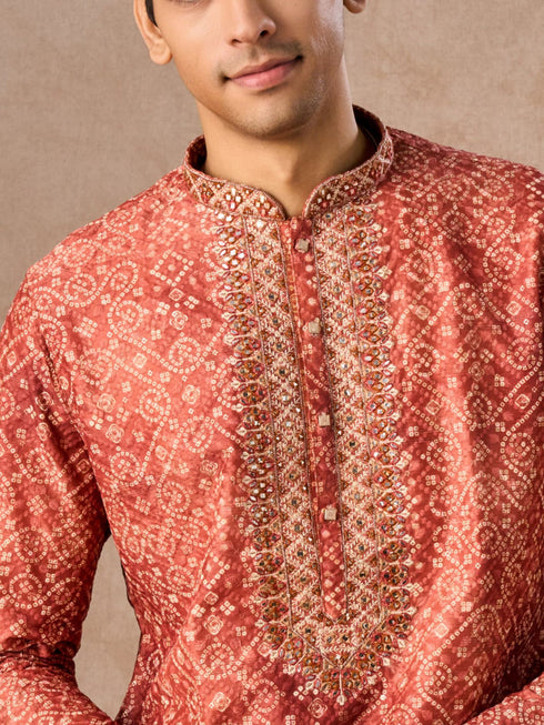 Manyavar Rustic Elegance Kurta Pajama