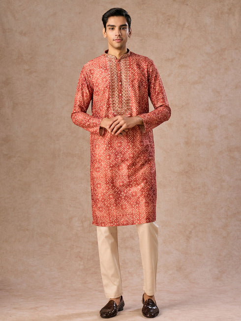 Manyavar Rustic Elegance Kurta Pajama