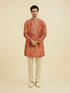 Manyavar Rust Radiance Kurta Pajama