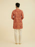 Manyavar Rust Radiance Kurta Pajama