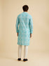 Manyavar Light Blue Splendor Kurta Pajama