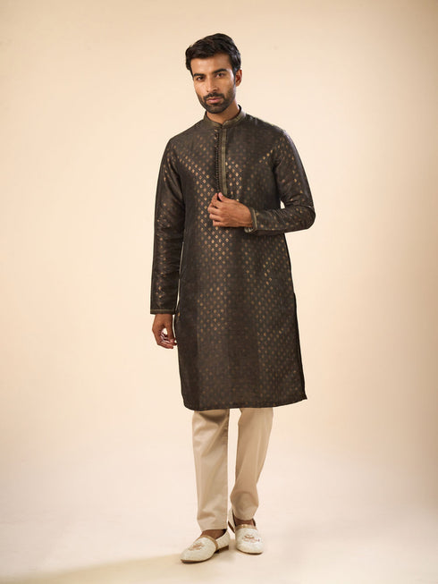 Manyavar Emerald Glory Kurta Pajama