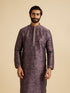 Manyavar Purple Majesty Kurta Pajama Set