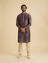 Manyavar Purple Majesty Kurta Pajama Set