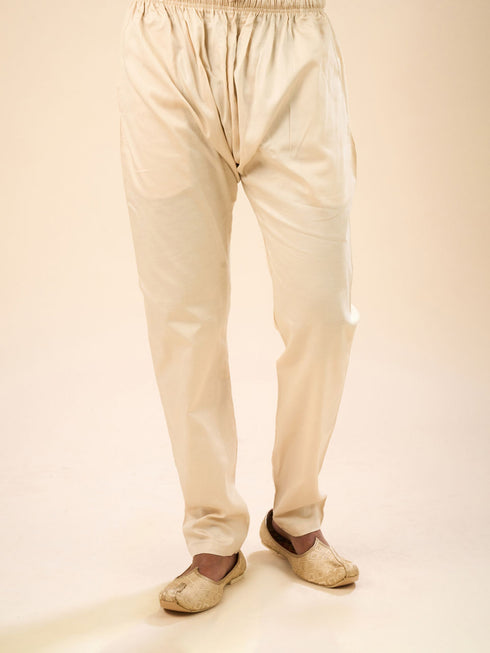 Manyavar Glittering Grey Kurta Pajama