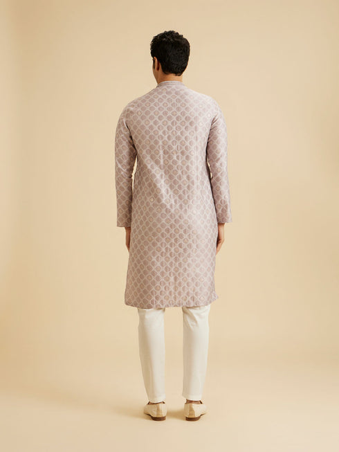 Manyavar Lilac Celebration Kurta Pajama