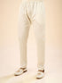 Manyavar Cream Splendor Kurta Pajama