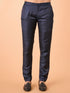 Manyavar Vibrant Dark Blue Satin Kurta Pajama