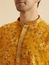 Manyavar Sunset Glory Mustard Kurta Patiala