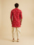 Manyavar Regal Red Kurta Patiala Set