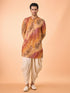 Manyavar Radiant Rust Georgette Kurta Pant