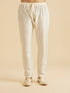 Manyavar Warm White Elegance Kurta Pajama