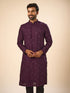 Manyavar Enchanting Purple Kurta Pajama