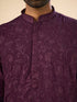 Manyavar Enchanting Purple Kurta Pajama
