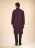 Manyavar Enchanting Purple Kurta Pajama
