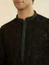 Manyavar Elegant Black Kurta Pajama