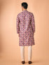 Manyavar Graceful Purple Kurta Pajama