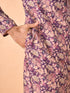 Manyavar Graceful Purple Kurta Pajama