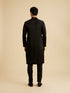 Manyavar Elegant Black Kurta Pajama Set