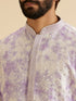 Manyavar Lilac Magic Kurta Pajama